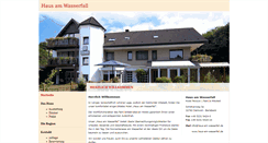 Desktop Screenshot of haus-am-wasserfall.de